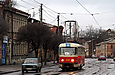 Tatra-T3M #8039 7-го маршрута на улице Октябрьской Революции в районе улицы 1-й Конной Армии