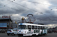 Tatra-T3M #8040 20-го маршрута на улице Клочковской возле перекрестка со спуском Пассионарии