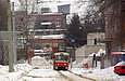 Tatra-T3M #8102 5-го маршрута на территории бывшего Коминтерновского трамвайного депо