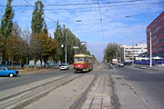 Tatra-T3SU #253 на перекрестке улиц Морозова и Киргизской