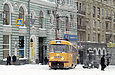 Tatra-T3SUCS #278 6-го маршрута поворачивает с Московского проспекта на площадь Конституции