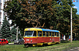 Tatra-T3SU #299 2-го маршрута на площади Восстания