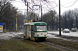 Tatra-T3SUCS #301 6-го маршрута на Салтовском шоссе в районе улицы Михайлика