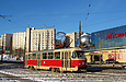 Tatra-T3SU #301 20-го маршрута на улице Клочковской возле конечной станции "Улица Клочковская"