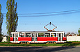 Tatra-T3SUCS #301 20-го маршрута на улице Клочковской возле перекрестка с улицей Тобольской