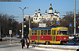 Tatra-T3SU #302 6-го маршрута на Пролетарской площади