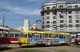 Tatra-T3SU #302 1-го маршрута на РК "Южный Вокзал"