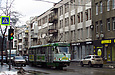 Tatra-T3SUCS #304 12-го маршрута на улице Маяковского возле перекрестка с улицей Сумской