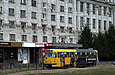 Tatra-T3SUCS #309 6-го маршрута прибывает на конечную станцию "Южный вокзал"