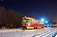 Tatra-T3SU #310 на конечной станции "Улица Новгородская"