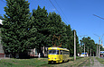 Tatra-T3SU #312 6-го маршрута на Салтовском шоссе в районе Белостокского переулка