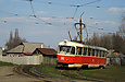 Tatra-T3SU #315 12-го маршрута на конечной станции "Новожаново"
