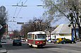 Tatra-T3SU #337 1-го маршрута на улице Конарева возле Привокзальной площади