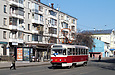 Tatra-T3SUCS #337 6-го маршрута на Московском проспекте возле улицы Богдана Хмельницкого