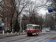 Tatra-T3SUCS #337 1-го маршрута на улице Большой Панасовской в районе улицы Кокчетавской