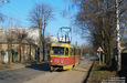 Tatra-T3SU #372 27-го маршрута на улице Полевой между улицами Днепровской и Плехановской