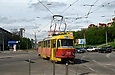 Tatra-T3SU #372 20-го маршрута на улице Клочковской напротив спуска Пассионарии