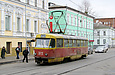 Tatra-T3SU #372 7-го маршрута на улице Полтавский шлях возле остановки "Театр юного зрителя"