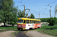 Tatra-T3SU #372 20-го маршрута на конечной станции "Проспект Победы"