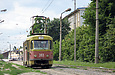Tatra-T3SU #393 20-го маршрута на улице Клочковской