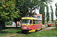 Tatra-T3SU #395 и #3037 на разворотном круге конечной станции "Проспект Победы"