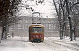 Tatra-T3SU #395 6-го маршрута в Салтовском переулке