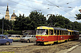 Tatra-T3SU #399-400 2-го маршрута на Пролетарской площади