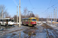 Tatra-T3SU #400 20-го маршрута на конечной "Проспект Победы"