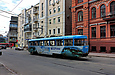 Tatra-T3SUCS #403 12-го маршрута на улице Маяковского перед пересечением с улицей Сумской