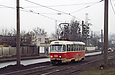 Tatra-T3SU #406 27-го маршрута на улице Веринской между улицами Моисеевской и Лазо