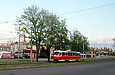 Tatra-T3SU #406 27-го маршрута на Московском проспекте в районе площади Восстания