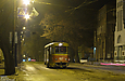 Tatra-T3SU #407 27-го маршрута на улице 1-й Конной Армии выполняет остановку "Переулок Рыбасовский"