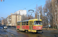Tatra-T3SU #409 20-го маршрута на улице Котлова