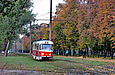 Tatra-T3M #412 8-го маршрута на Салтовском шоссе в районе дома №147