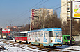 Tatra-T3SUCS #315 и #413 20-го маршрута на улице Клочковской возле перекрестка с улицей Павловской