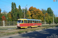 Tatra-T3SU #416 14-го маршрута на улице Морозова недалеко от остановки "Аллея Славы"