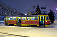 Tatra-T3SU #420 20-го маршрута на конечной станции "Южный вокзал"