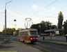 Tatra-T3SU #423 15-го маршрута на площади Ирины Бугримовой (остановка "Цирк")
