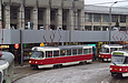 Tatra-T3SUCS #424 1-го маршрута на РК "Южный Вокзал"