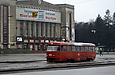 Tatra-T3SU #425 6-го маршрута на Московском проспекте в районе Спортивного переулка