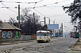 Tatra-T3SU #425 27-го маршрута  на улице Веринской в районе улицы Бестужева