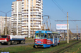 Tatra-T3SU #455 2-го маршрута на проспекте Победы
