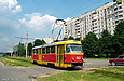 Tatra-T3SU #463 20-го маршрута на проспекте Победы в районе остановки "Солнечная"