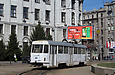 Tatra-T3SU #471 20-го маршрута на конечной станции "Южный вокзал"