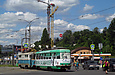 ВТП-4+Tatra-T3M #471 20-го маршрута на перекрестке улицы Клочковской с одноименным спуском