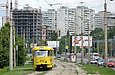 Tatra-T3SU #474 2-го маршрута на улице Клочковской в районе остановки "Улица Херсонская"