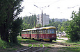 Tatra-T3SU #477-478 27-го маршрута на проспекте Тракторостроителей возле конечной станции "Льва Толстого"
