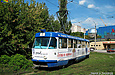 Tatra-T3SU #511 2-го маршрута на улице Клочковской поворачивает на разворотный круг станции "Улица Новгородская"