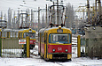 Tatra-T3SU #511 27-го маршрута на выезде из КП "Салтовское трамвайное депо"
