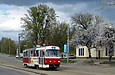 Tatra-T3SU #511 8-го маршрута на улице Морозова в районе улицы Каштановой